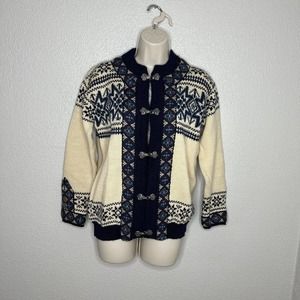 Dale of Norway Vintage Wool Sweater Cardigan Small